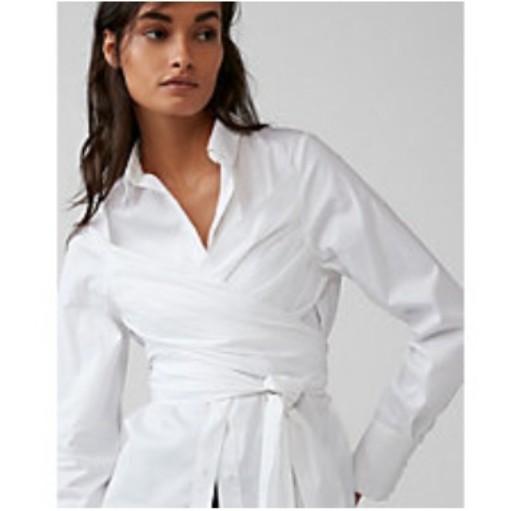 EXPRESS Wrap Tunic Shirt